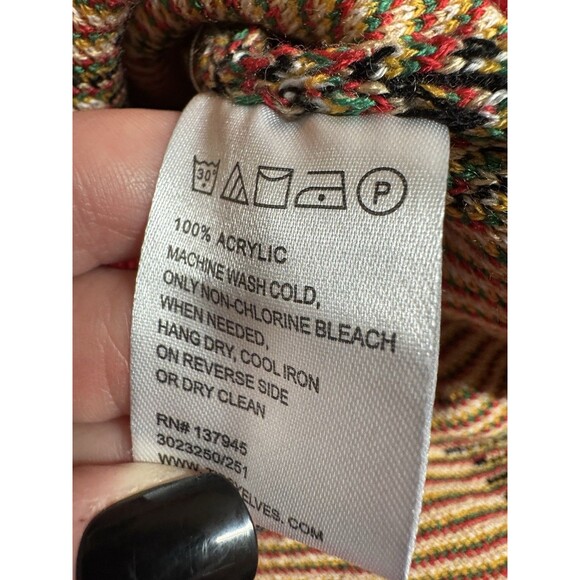 Tipsy Elves Women's Cardigan Ugly Christmas Sweater M Tree Gingerbread NWT - Picture 9 of 10